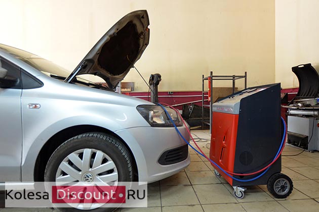 Утечка фреона автокондиционера